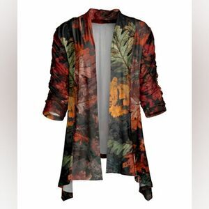 Lily Sidetail Open Cardigan sz 3XL